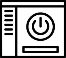 Power Line Icon vector