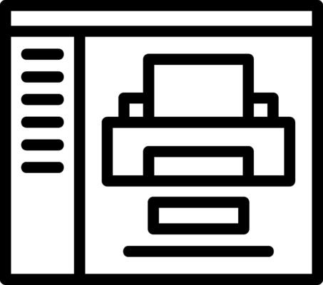 Print Line Icon