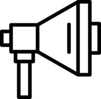Megaphone Line Icon vector