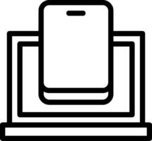 Phone Line Icon vector