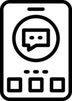 Help Line Icon vector