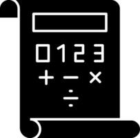 Quest Quotient Glyph Icon vector