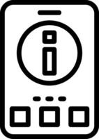 Info Line Icon vector