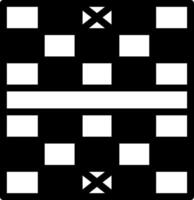 Chess Board Glyph vector