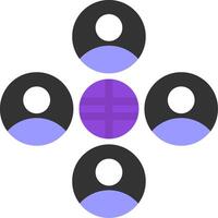 Diversity Flat Icon vector