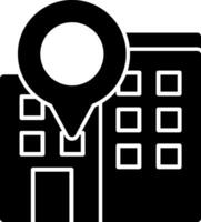 Office Location Glyph vector