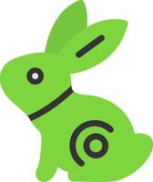 Jade Rabbit Flat Icon vector
