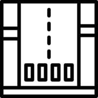 Street Line icon vector