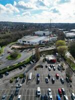 Aerial View of Central Watford City of England United Kingdom. March 3rd, 2024 photo