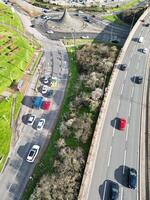 Aerial View of Dagenham London City of England United Kingdom. March 2nd, 2024 photo