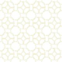 Abstract arabesque seamless pattern. Artistic line with geometric shapes. Linear floral ornamental texture in asian arab style vector