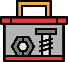 Toolbox Line Filled vector