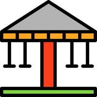 Merry-Go-Round Line Filled vector