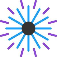 Spark Soar Flat Icon vector