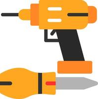 Assembly Tools Flat Icon vector