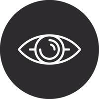 Eye Inverted Icon vector