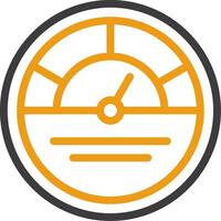 KPI Two Color Icon vector