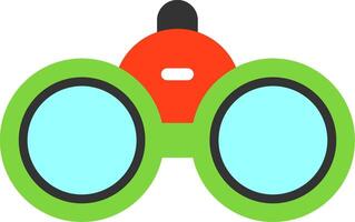 Binoculars Flat Icon vector