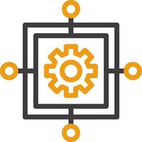 Scope Creep Two Color Icon vector