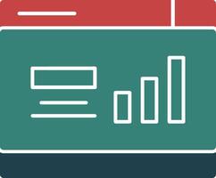 Signal Strength Glyph Multi Color Icon vector