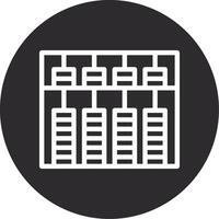 Abacus Inverted Icon vector