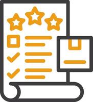 Quality Check Two Color Icon vector