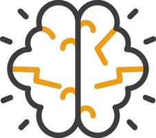 Brainstorming Two Color Icon vector