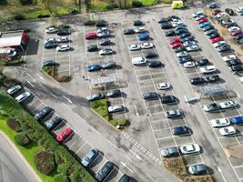 Aerial View of Central Watford City of England United Kingdom. March 3rd, 2024 photo