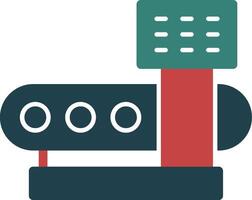 Machine Settings Glyph Multi Color Icon vector