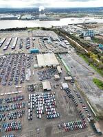 Aerial View of Dagenham London City of England United Kingdom. March 2nd, 2024 photo