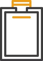 Clipboard Two Color Icon vector