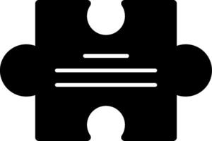 Puzzle Piece Glyph vector
