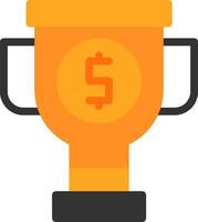 Trophy Flat Icon vector