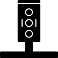 Traffic Light Glyph vector