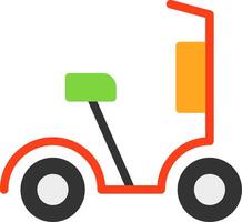 Scooter Flat Icon vector