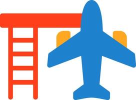 Airplane Flat Icon vector