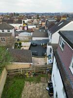 High Angle View of Luton Town of England photo