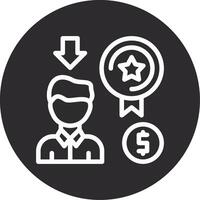 Perks Inverted Icon vector