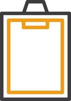 Clipboard Two Color Icon vector