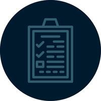Application Form Line Multi color Icon vector