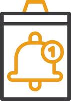 Notification Two Color Icon vector