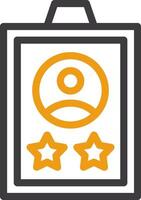Experience Two Color Icon vector