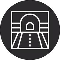 Tunnel Inverted Icon vector