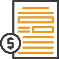 Compensation Two Color Icon vector