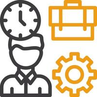 Flexibility Two Color Icon vector