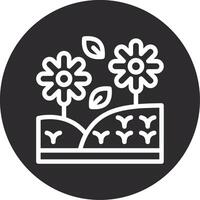 Meadow Inverted Icon vector