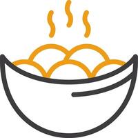 Yuanxiao Two Color Icon vector