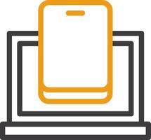 Phone Two Color Icon vector