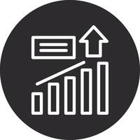 Growth Inverted Icon vector