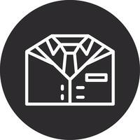 Suit Inverted Icon vector